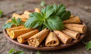 Plante medicinale asociate cu echilibrul pe fundal natural